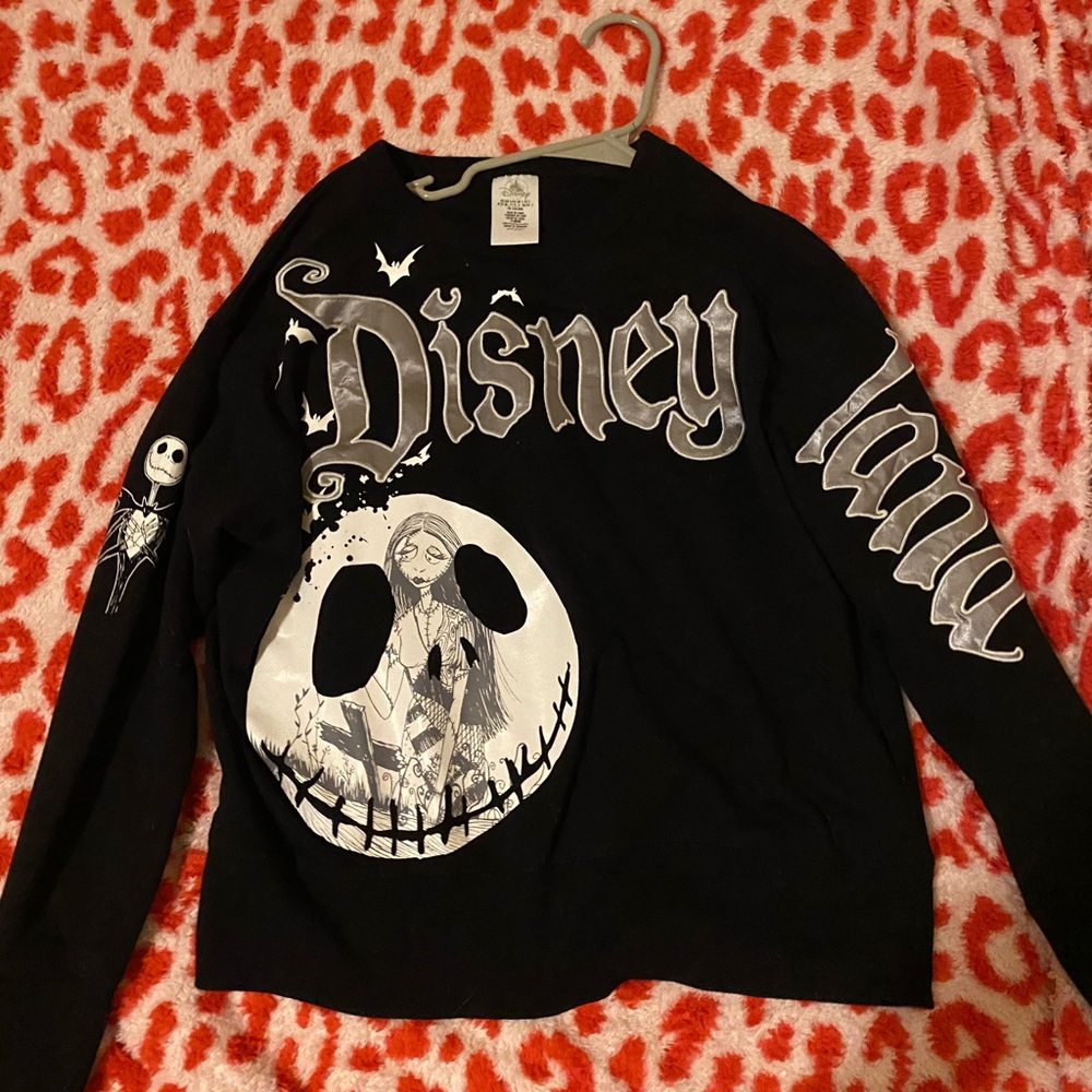 Disney Nightmare Before Christmas Halloween Black and White Long Sleeve